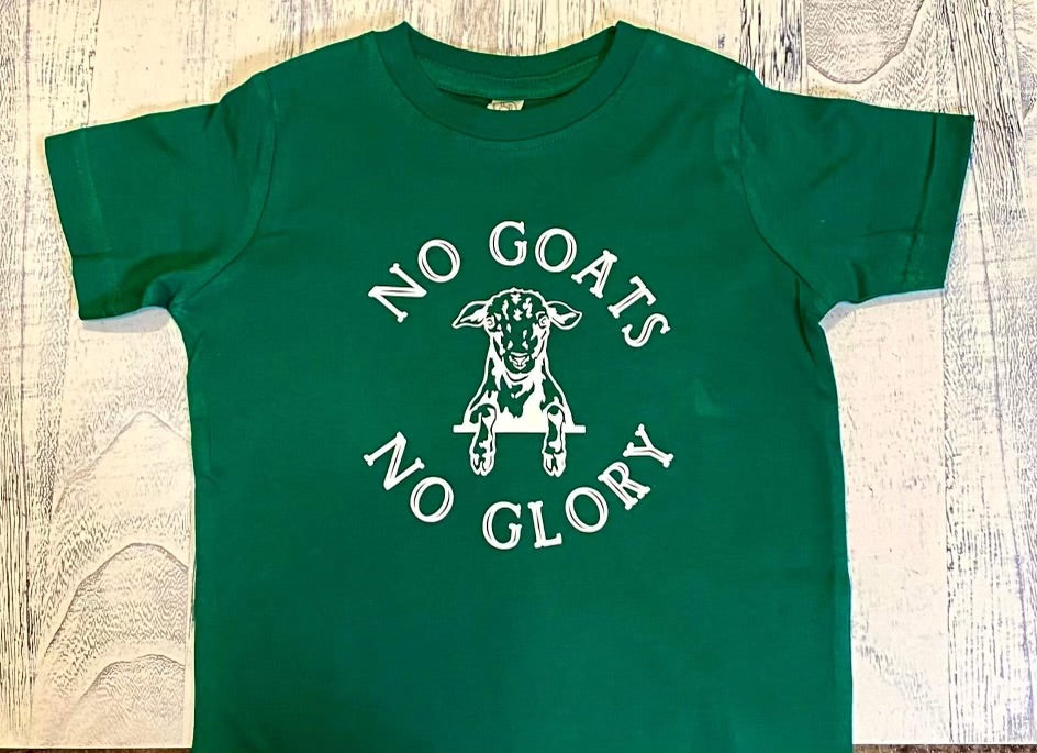 No GOATs No Glory T-shirt - Green