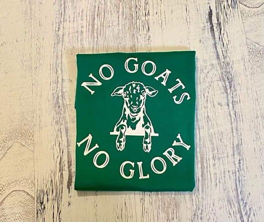 No GOATs No Glory T-shirt - Green